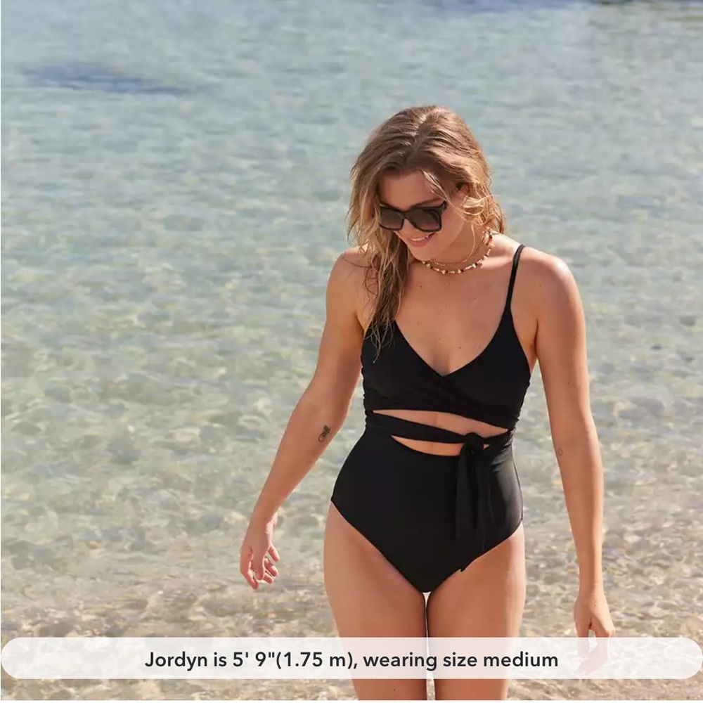 Aerie Wrap One Piece Swimsuit